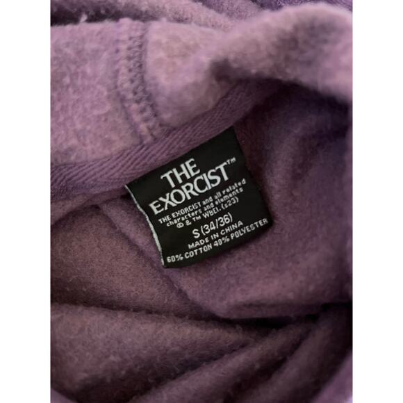 The Exorcist Men's Graphic Print Hoodie, Purple size S Small 34/36 - Picture 6 of 6